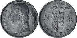 World Coins - Belgium, 5 Francs, 1960, Copper-nickel,