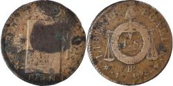 World Coins - Coin, France, Sol aux balances françoise, Sol, An II (1793), Strasbourg