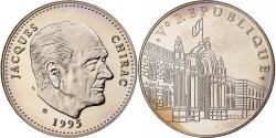 World Coins - France, Medal, Ve République, Jacques Chirac, Copper-nickel,