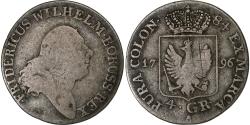 World Coins - Kingdom of Prussia, Friedrich Wilhelm II, 4 Groschen, 1796, Berlin, Silver