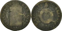 World Coins - Coin, France, Sol aux balances françoise, Sol, 1793, Marseille,
