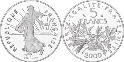 World Coins - France, 5 Francs, Semeuse, 2000, Paris, Proof, Copper-nickel,
