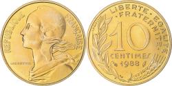 World Coins - Coin, France, Marianne, 10 Centimes, 1988, Paris, , Aluminum-Bronze