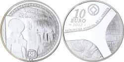 World Coins - France, 10 Euro, Egypte, Temple d'Abou-Simbel, Proof, 2012, MDP, Silver