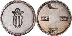 World Coins - Spain, TARRAGONA, Ferdinand VII, 5 Pesetas, 1809, Tarragona, Silver,