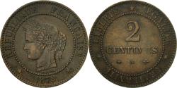 World Coins - Coin, France, Cérès, 2 Centimes, 1878, Paris, , Bronze, KM:827.1, Le
