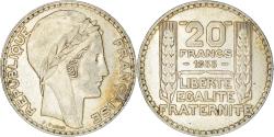World Coins - Coin, France, Turin, 20 Francs, 1933, Paris, , Silver, KM:879