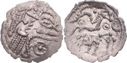 Ancient Coins - Coin, Gallia Belgica, quinaire lamellaire, 1st century BC, Picardy,