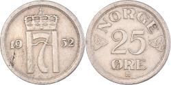 World Coins - Coin, Norway, 25 Öre, 1952