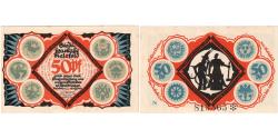 World Coins - Germany, Bielefeld, 50 Pfennig, 1921-05-15, UNC(63)