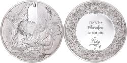 World Coins - France, Medal, Peinture, Rubens, Les Quatre Philosophes, 1980, Proof,