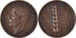 World Coins - Coin, Italy, 5 Centesimi, 1924