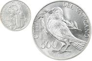World Coins - Coin, VATICAN CITY, John Paul II, 500 Lire, 1993, Roma, , Silver