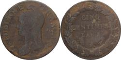 World Coins - Coin, France, Dupré, 5 Centimes, AN 5, Paris, , Copper, Gadoury:126