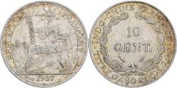 World Coins - French Indochina, 10 Cents, 1937, Paris, Silver, , KM:16.2