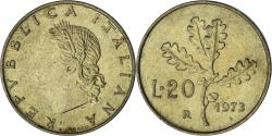 World Coins - Italy, 20 Lire, 1973