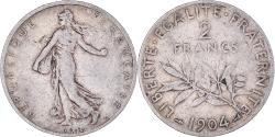 World Coins - Coin, France, Semeuse, 2 Francs, 1904, , Silver, KM:845.1, Gadoury:532