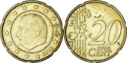 World Coins - Coin, Belgium, Albert II, 20 Euro Cent, 2002, Brussels, , Brass, KM:228