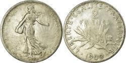 World Coins - Coin, France, Semeuse, 2 Francs, 1900, Paris, , Silver, KM:845.1