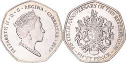 World Coins - Coin, Gibraltar, 50 Pence, 2017, Pobjoy Mint, 1967 Referendum Anniversary