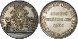 World Coins - France, Token, Comptoir d'Escompte de Nevers, 1854, Silver,
