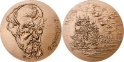 World Coins - France, Medal, Eugène Boudin, 1971, Bronze,