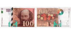 World Coins - France, 100 Francs, Cézanne, 1997, M.007, AU(55-58)