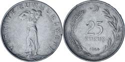 World Coins - Turkey, 25 Kurus, 1964