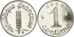 World Coins - Coin, France, Épi, Centime, 2000, Paris, Proof, , Stainless Steel
