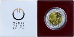 World Coins - Austria, 25 Euro, International Year of Astronomy, 2009, Vienna, Bi-Metallic