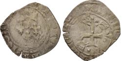 World Coins - Coin, France, Charles VI, Florette, Troyes, , Billon, Duplessy:405D