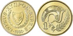 World Coins - Cyprus, Cent, 1998, Nickel-brass, , KM:53.3