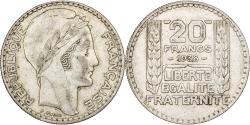 World Coins - France, 20 Francs, Turin, 1938, Paris, Silver, , Gadoury:852, KM:879