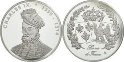 World Coins - France, Medal, Les Rois de France, Charles IX, , Copper Plated Silver