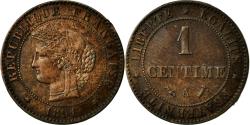World Coins - Coin, France, Cérès, Centime, 1891, Paris, , Bronze, KM:826.1