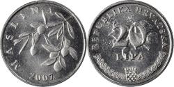 World Coins - Coin, Croatia, 20 Lipa, 2007