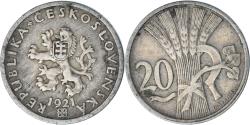 World Coins - Coin, Czechoslovakia, 20 Haleru, 1921