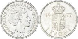 World Coins - Coin, Denmark, Krone, 1977