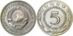 World Coins - Yugoslavia, 5 Dinara, 1972, Copper-Nickel-Zinc, , KM:58