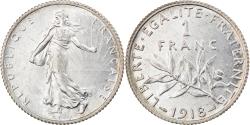 World Coins - Coin, France, Semeuse, Franc, 1918, Paris, , Silver, KM:844.1, Gadoury:467