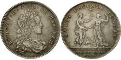 World Coins - France, Token, Corporations, Réunion des Marchands de Rouen, 1719, Dubois