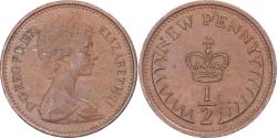 World Coins - Coin, Great Britain, 1/2 New Penny, 1973