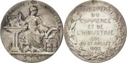 World Coins - France, Medal, French Third Republic, Silver,