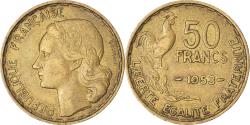 World Coins - Coin, France, Guiraud, 50 Francs, 1953, Paris, , Aluminum-Bronze