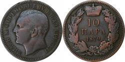 World Coins - Serbia, Milan Obrenović, 10 Para, 1879, Bronze, , KM:8