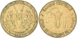 World Coins - Coin, West African States, 5 Francs, 1987