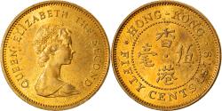 World Coins - Coin, Hong Kong, Elizabeth II, 50 Cents, 1979, , Nickel-brass, KM:41