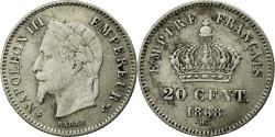 World Coins - Coin, France, Napoleon III, Napoléon III, 20 Centimes, 1868, Strasbourg