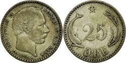 World Coins - Coin, Denmark, Christian IX, 25 Öre, 1905, Copenhagen, , Silver