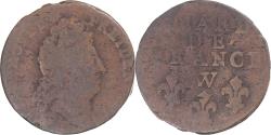 World Coins - Coin, France, Louis XIV, Liard au buste nu, Uncertain date, Lille,